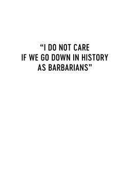 watch free I Do Not Care If We Go Down in History as Barbarians hd online